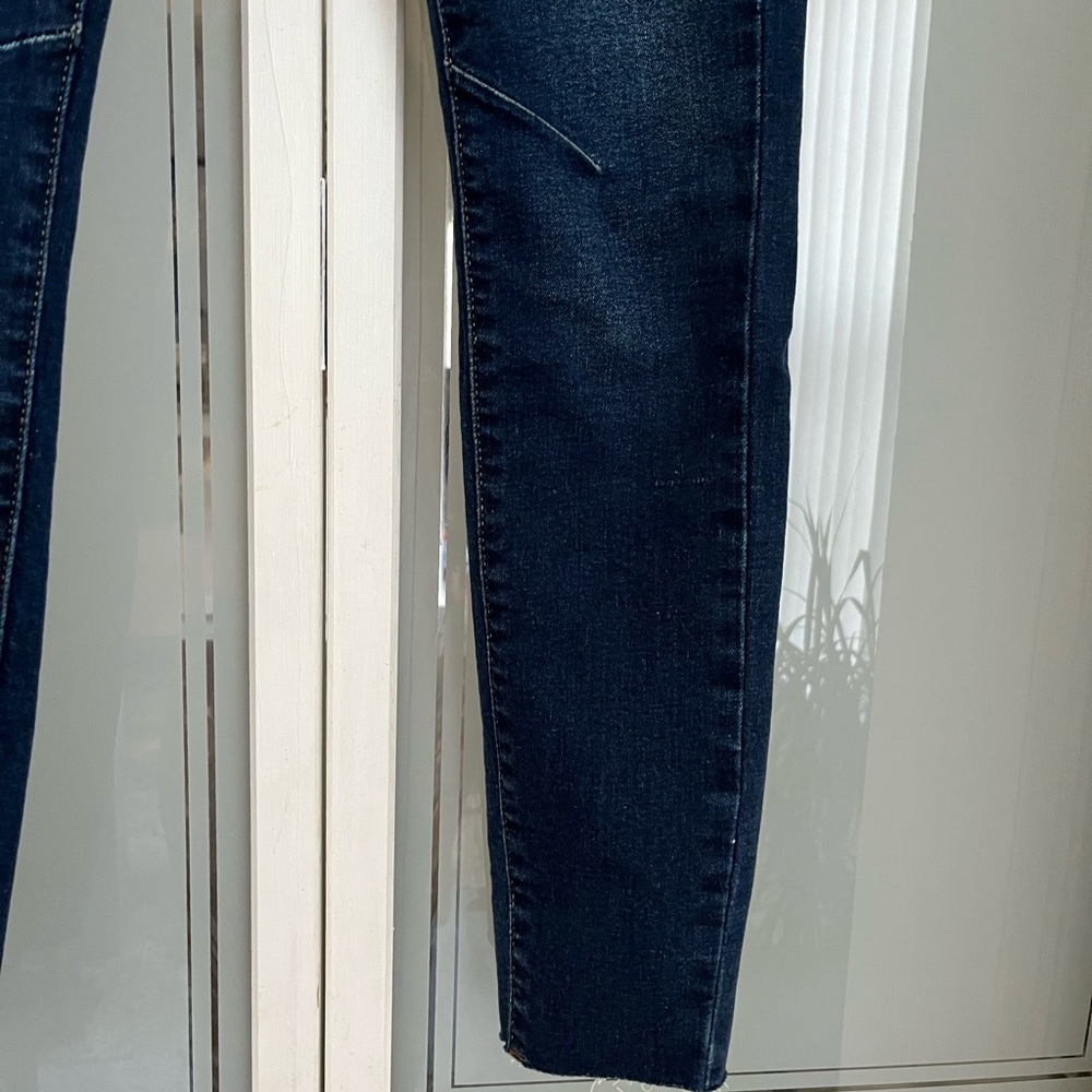 Free People Miles Away Dark Blue Skinny Jeans - Picture 3 of 13